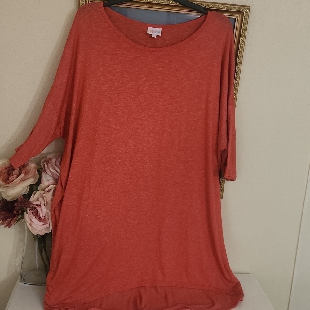 Leggings Shirt Relaxed Fit Coral Casual Lounge Active Wear XL